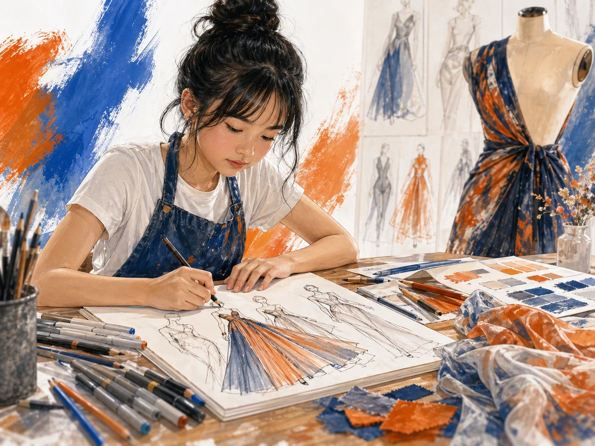 Dasar Fashion Illustration untuk Siswa Muda