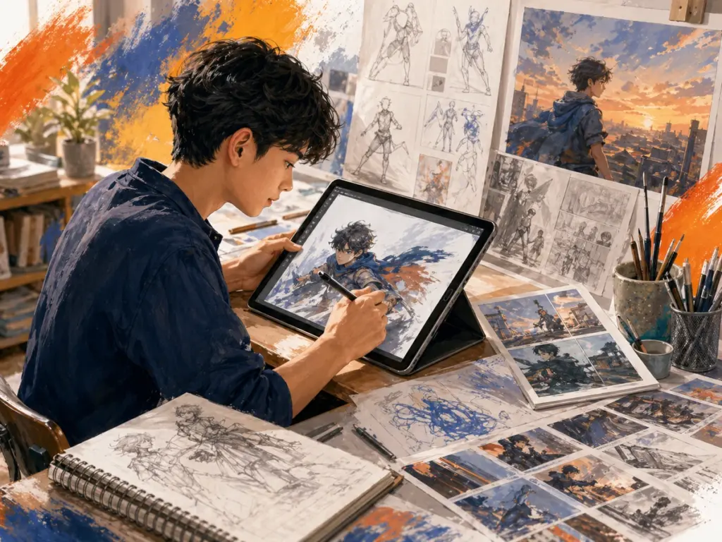 Digital Drawing sebagai Jembatan dari Sketsa ke Cerita
