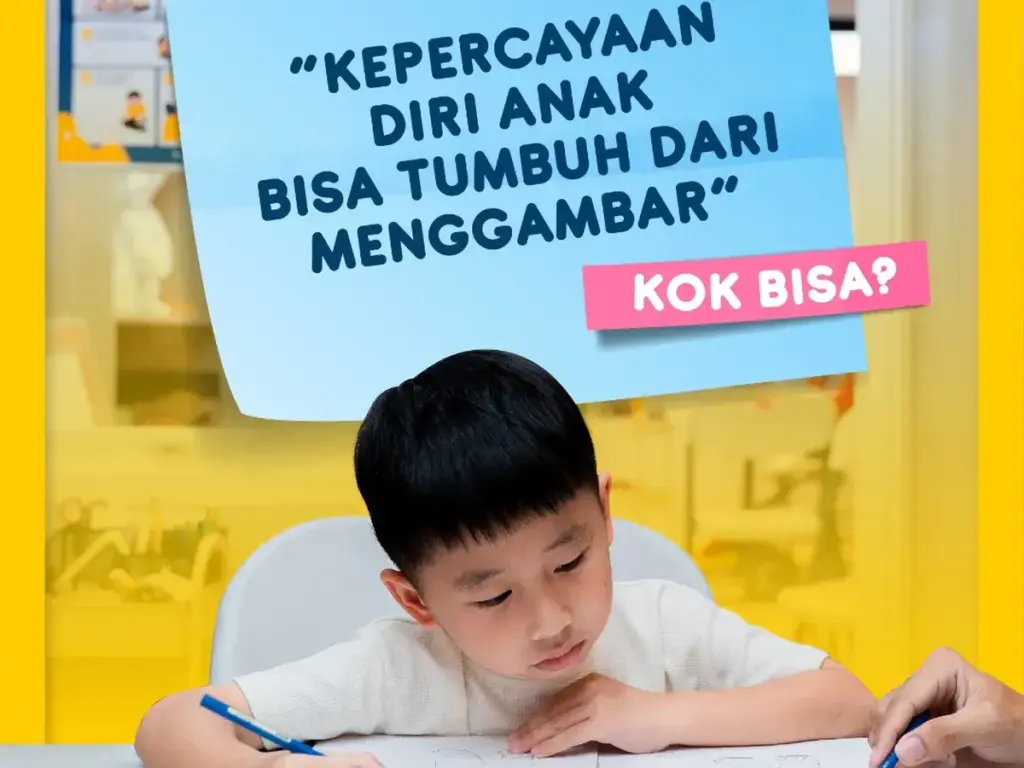 Post Zumenart tentang rasa bangga dan keberanian yang tumbuh dari proses menyelesaikan gambar.